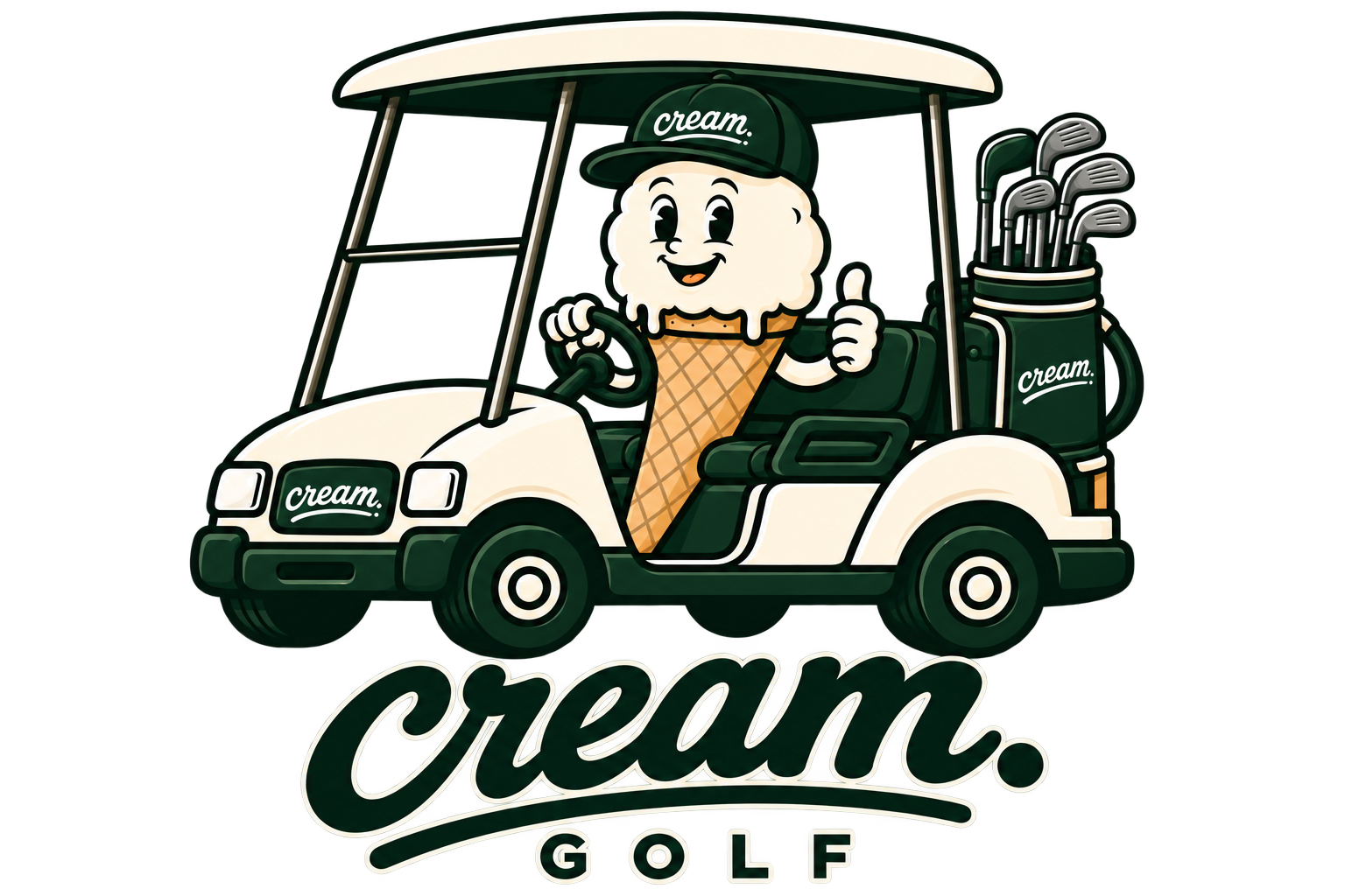 cream. Golf